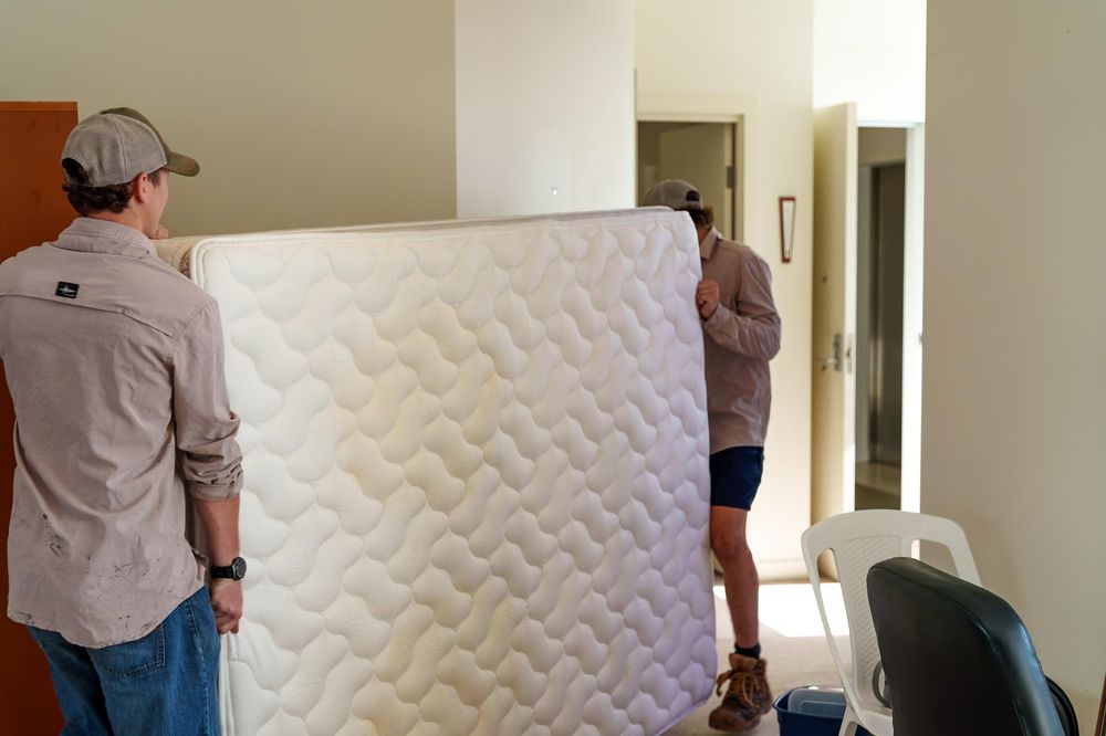 Mattress carried out from an apartment clearance